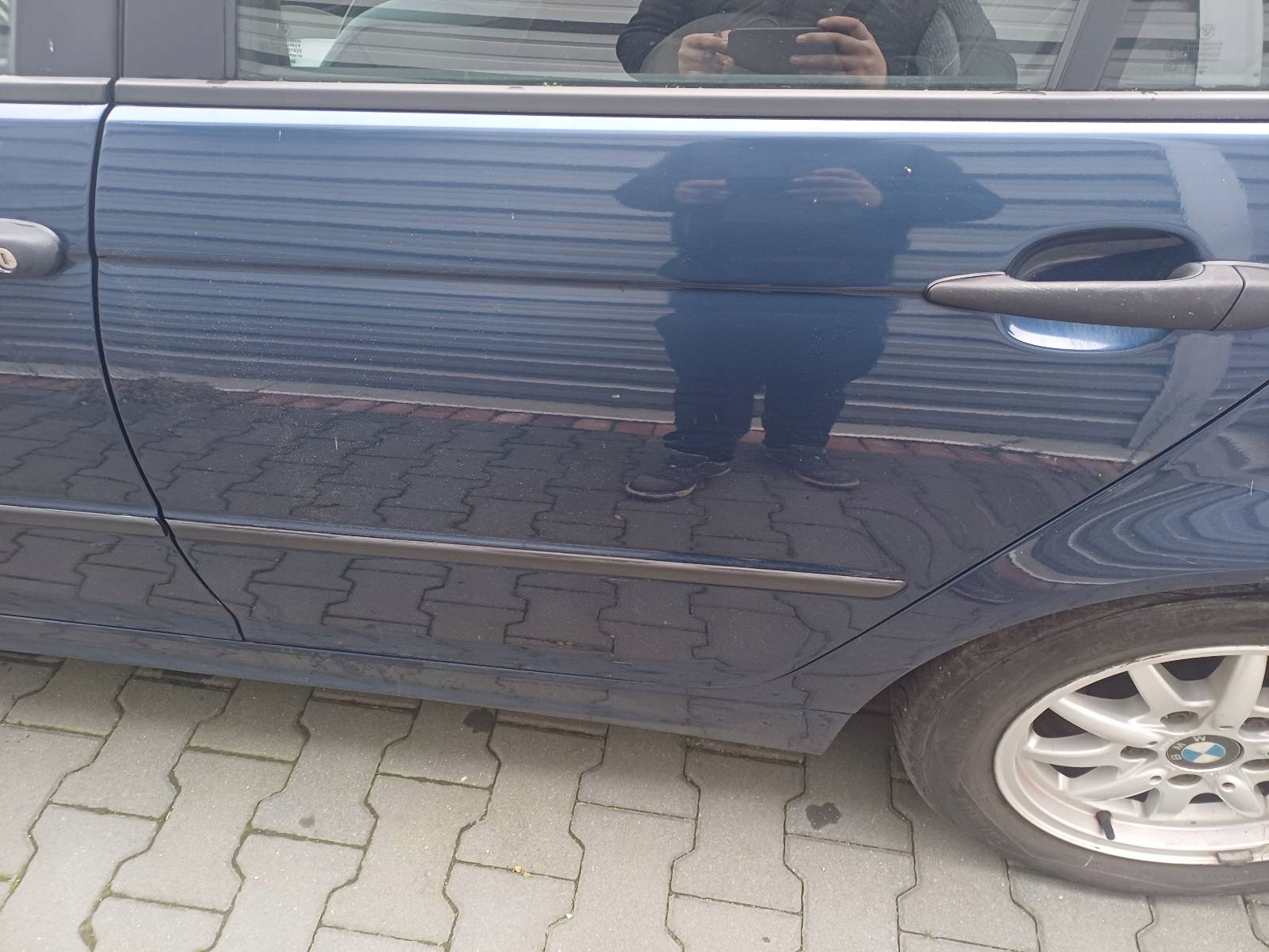 door complete left rear part BMW E46 LIFT A07/5 KOMBI