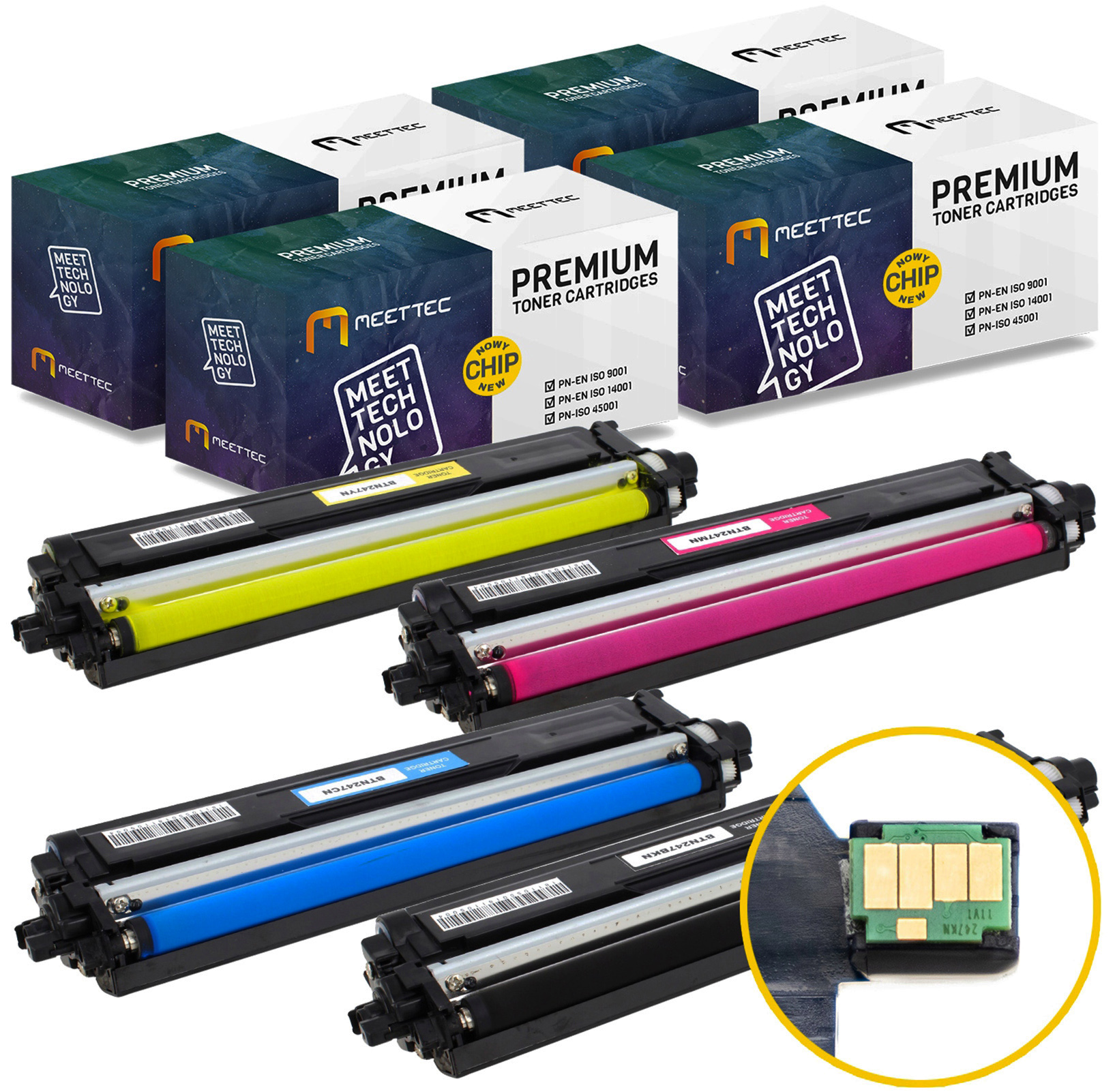 

4 Tonery XL Cmyk Do MFC-L3730CDN DCP-L3550CDW
