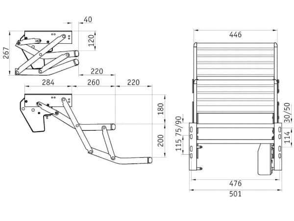 89383 - Входная ступень Thule Double Step 440 12