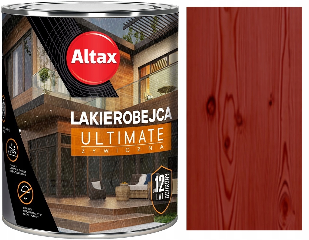 Altax Lakierobejca Ultimate Żywiczna Ochronno-dekoracyjna 5L Jatoba