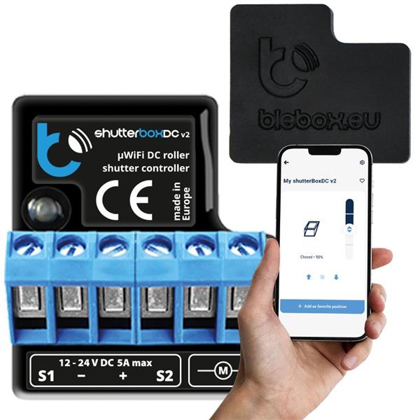 Řídicí modul pro rolety ShutterboxDC v2 Blebox