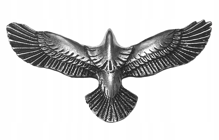 Emblemat, ozdoba do sakw, kufrów, wałków Orzeł Szeroki