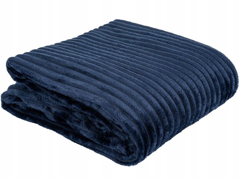 

Pluszowy koc granatowy 150x200 cm