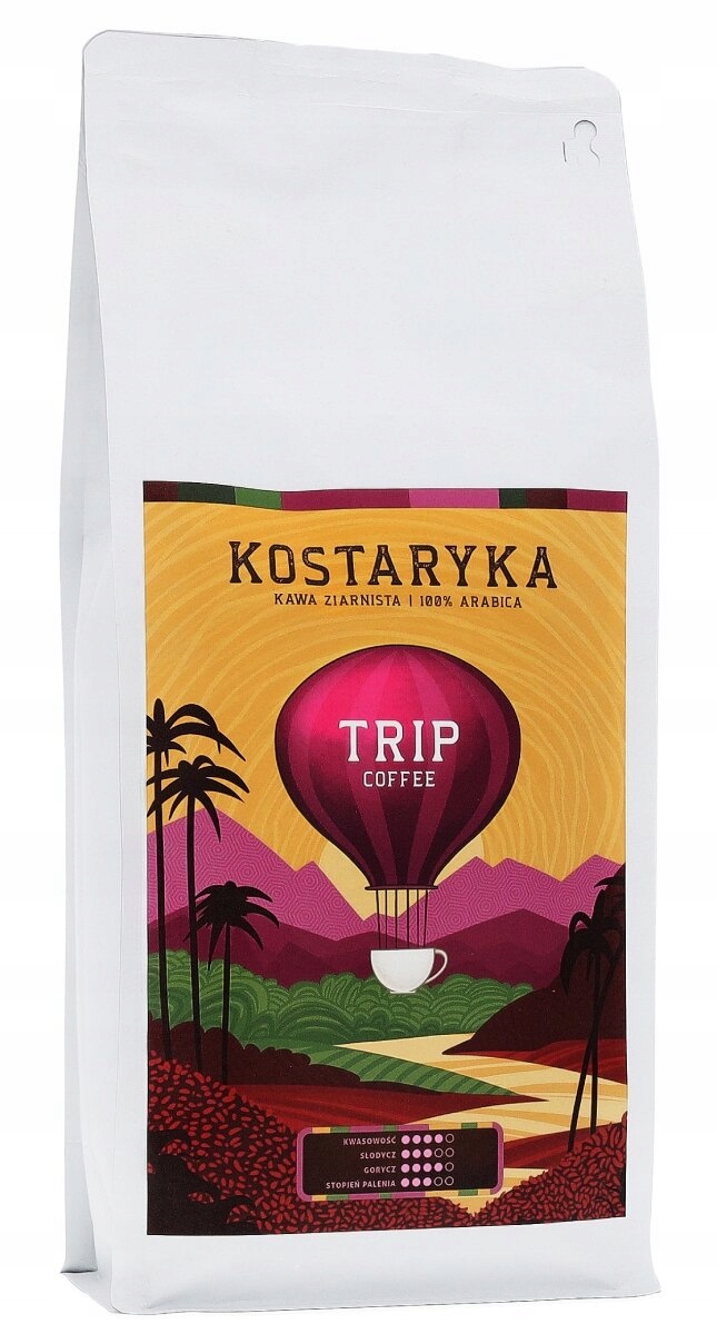 Kawa ziarnista 100% Arabica Trip Coffee 1000 g Kostaryka