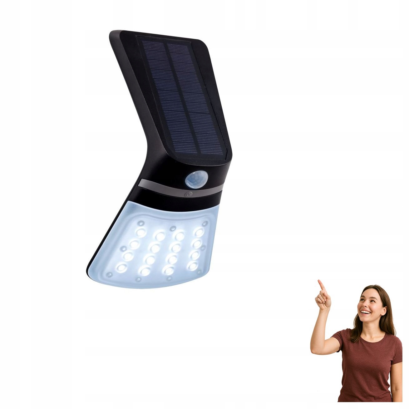 Solární Led nástěnná lampa 2W Lamozzo 1 98758 Eglo