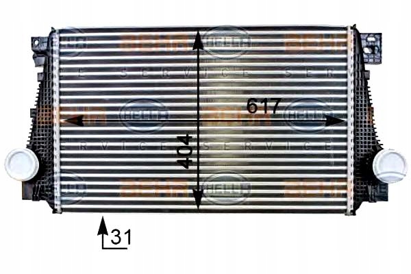 INTERCOOLER HELLA Producent części Hella