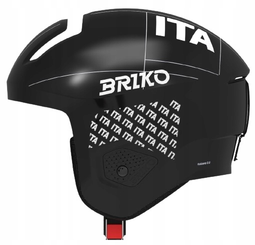 Helma Briko Vulcano 2.0 Černá Lesklá/Černo Bílá Velikost S 53-54 cm