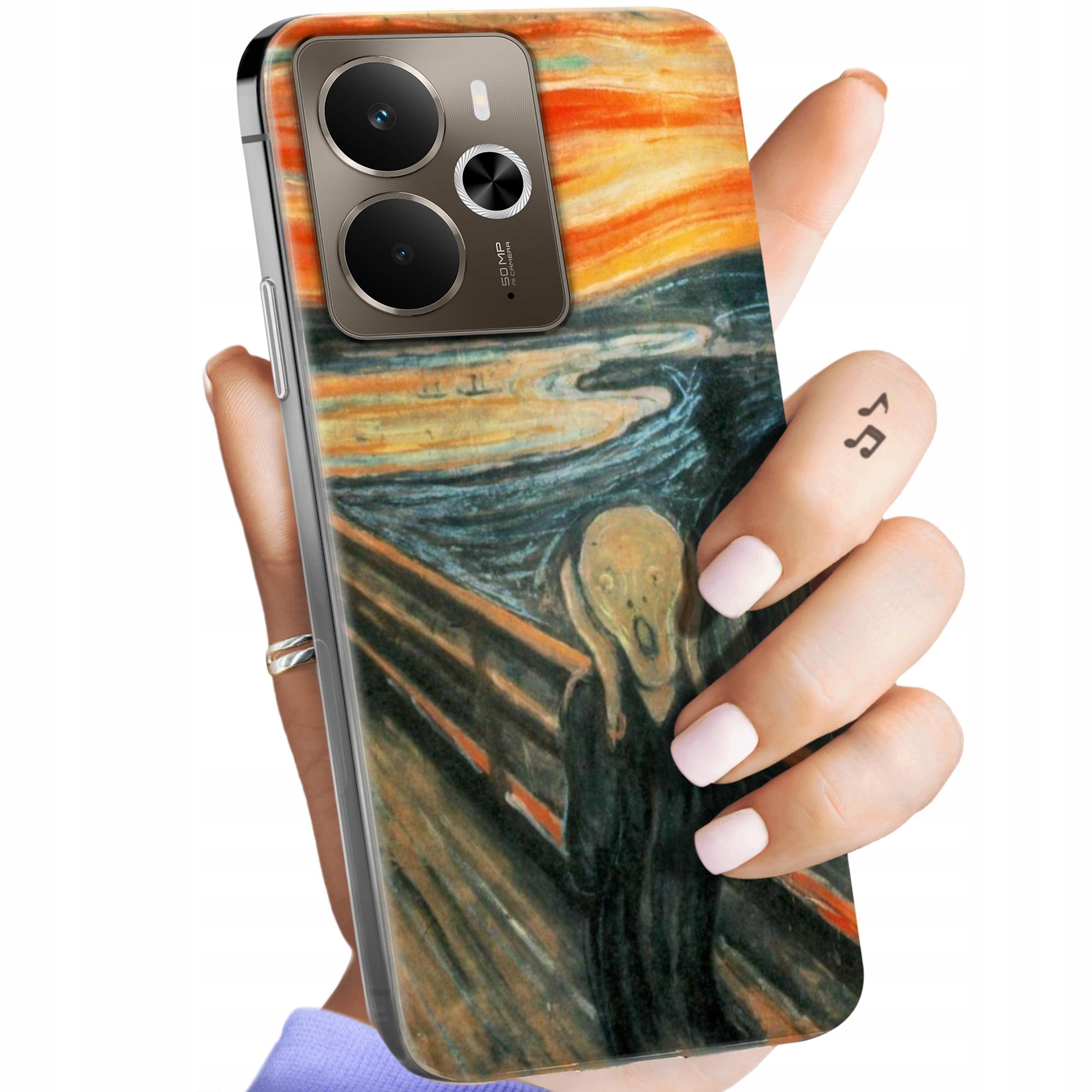 Etui Do Realme 14 5G 14T 5G Edvard Munch Krzyk Malarstwo Obudowa
