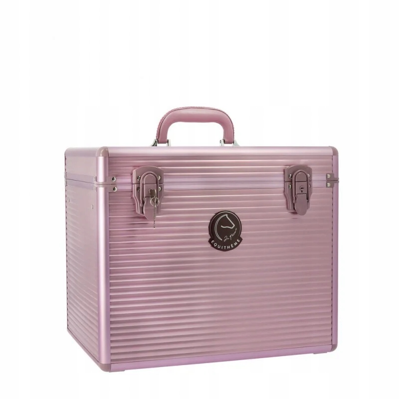 Krabička na kartáče Equi-theme JeTAime hliníková růžová