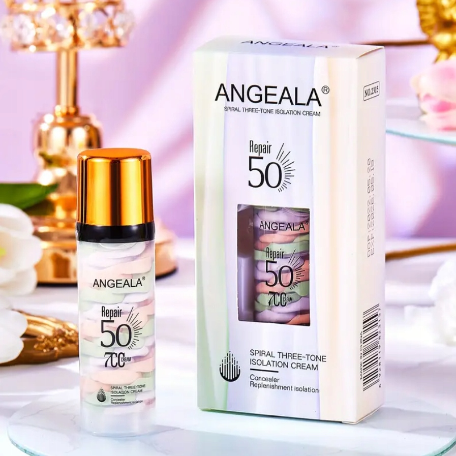 BAZA TRÓJKOLOROWA POD MAKIJAŻ 3w1 Marka Angeala