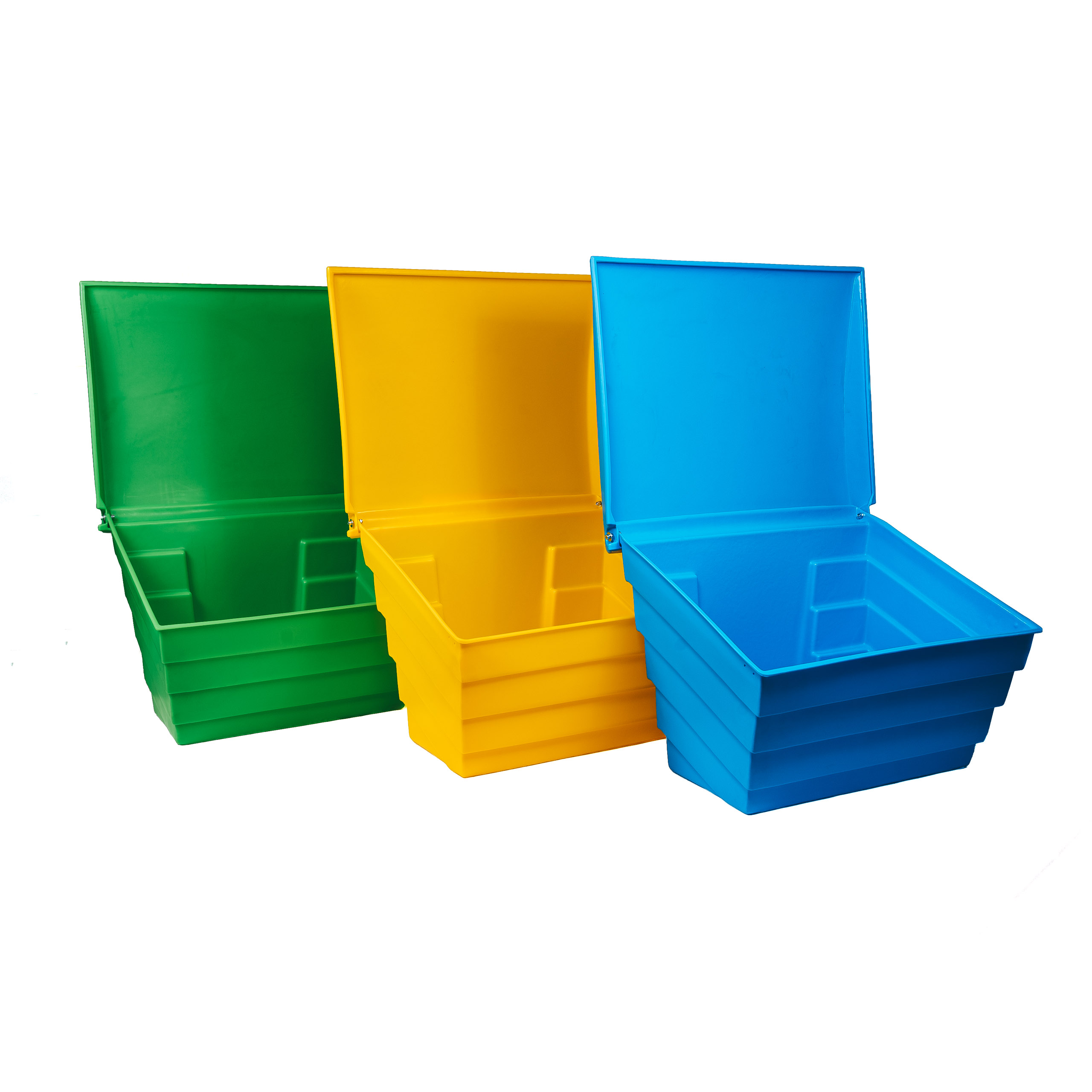 Pojemnik na piasek sól drogową sorbent nawozy piach Skrzynia 150L 215kg Marka Marseplast