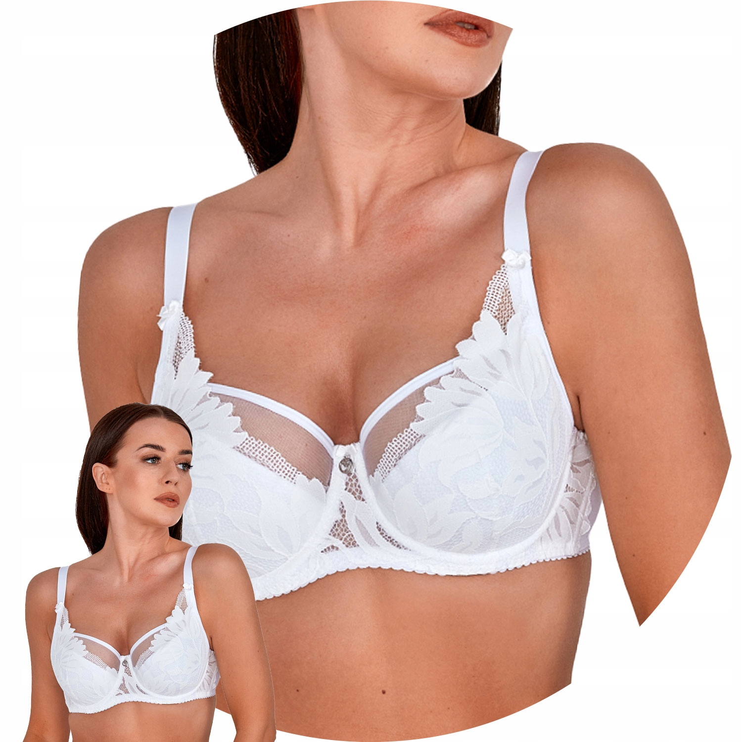 Gaia 1134 Keto Podprsenka Semi Soft bílá 80E