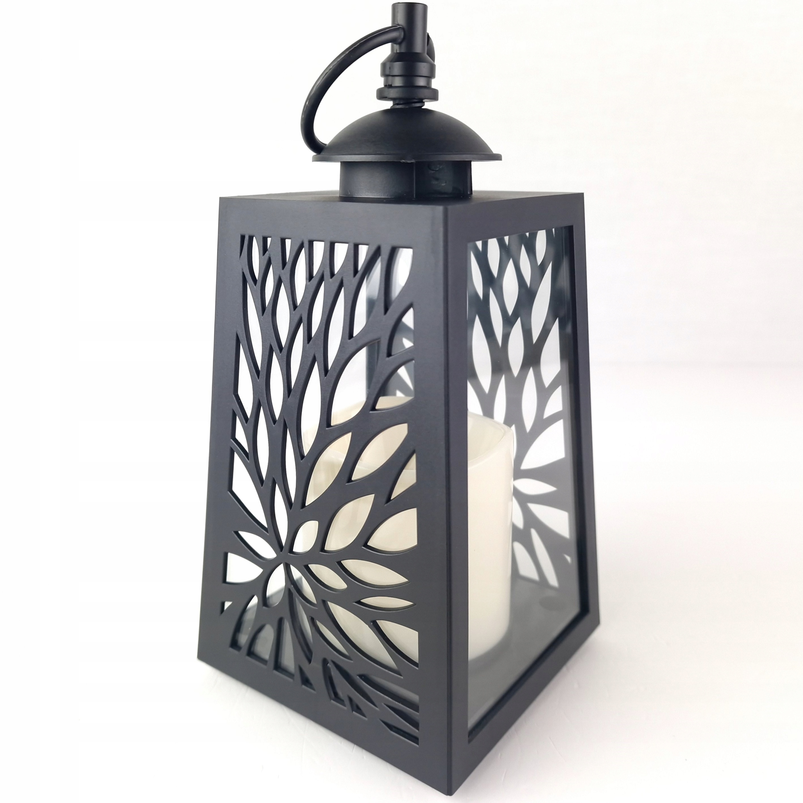 ZNICZ LATARENKA CZARNA ZNICZ OZDOBNY Typ LED