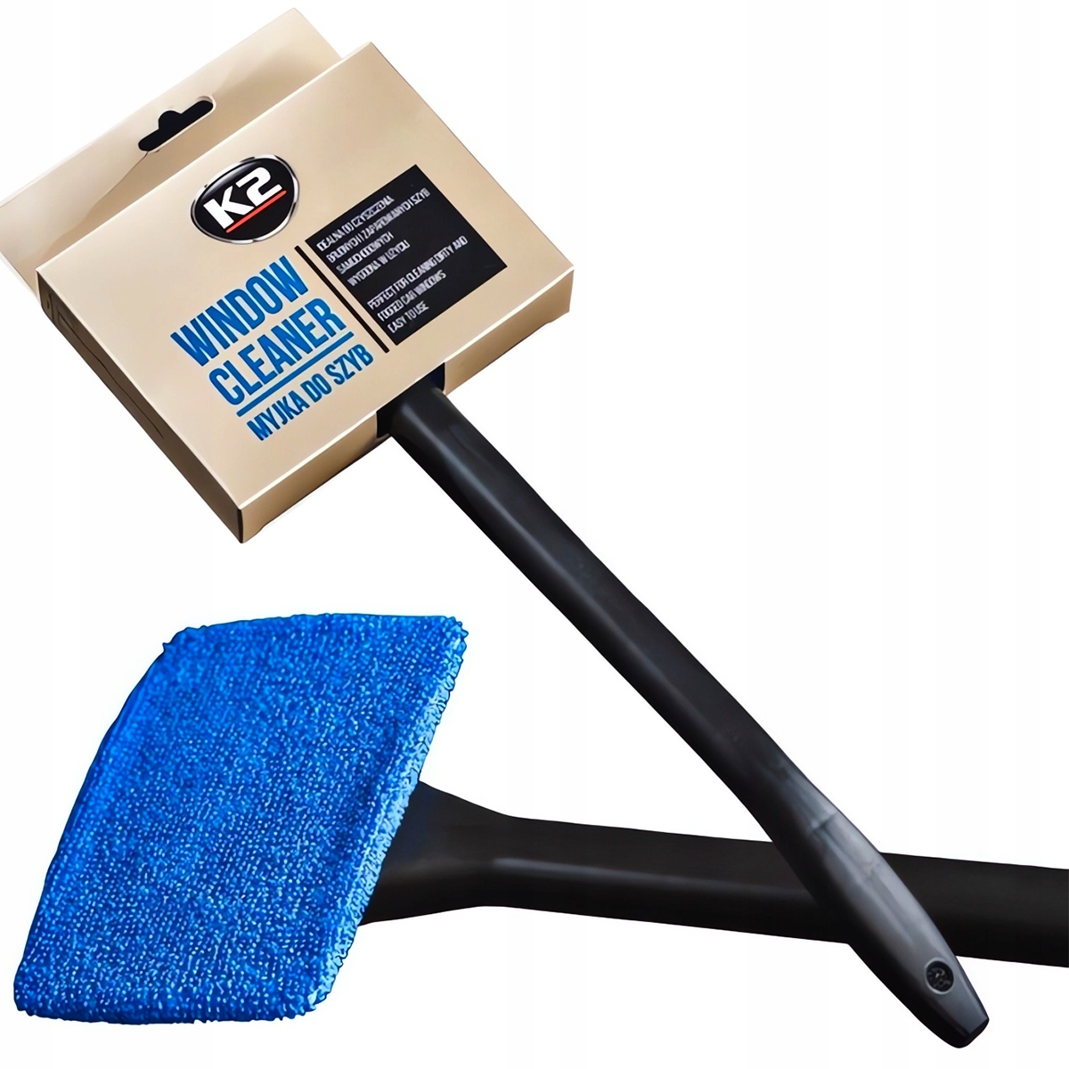 K2 Myjka Do Szyb Okien Samochodowych Mikrofibra Do Przedniej Szyby