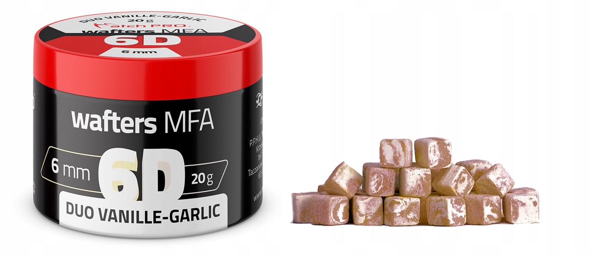 6D Wafters Mfa Duo Vanille Garlic 6x6mm Match Pro