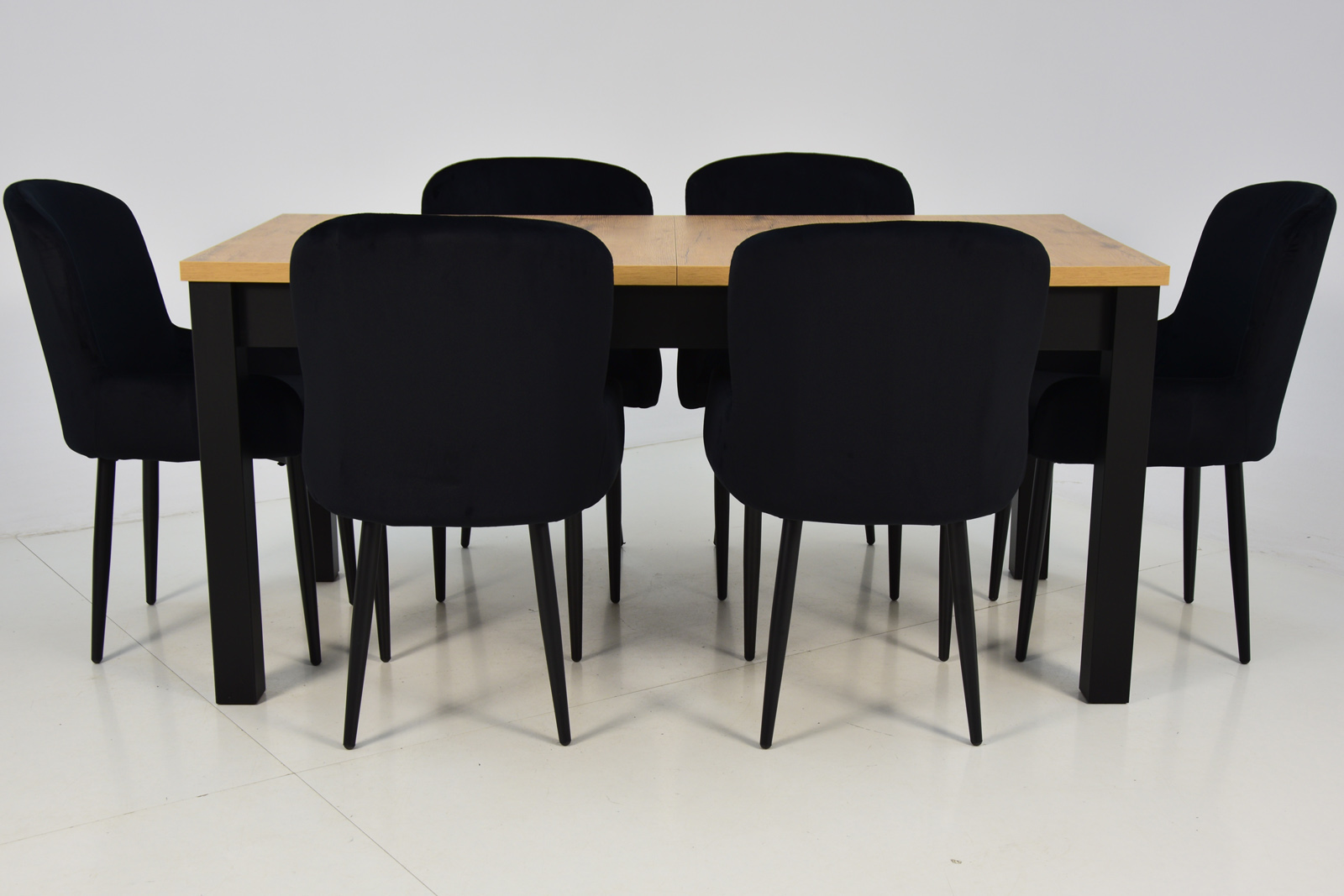 Rozkładany stół i 6 krzeseł DO KUCHNI TAPICEROWANE Marka inna