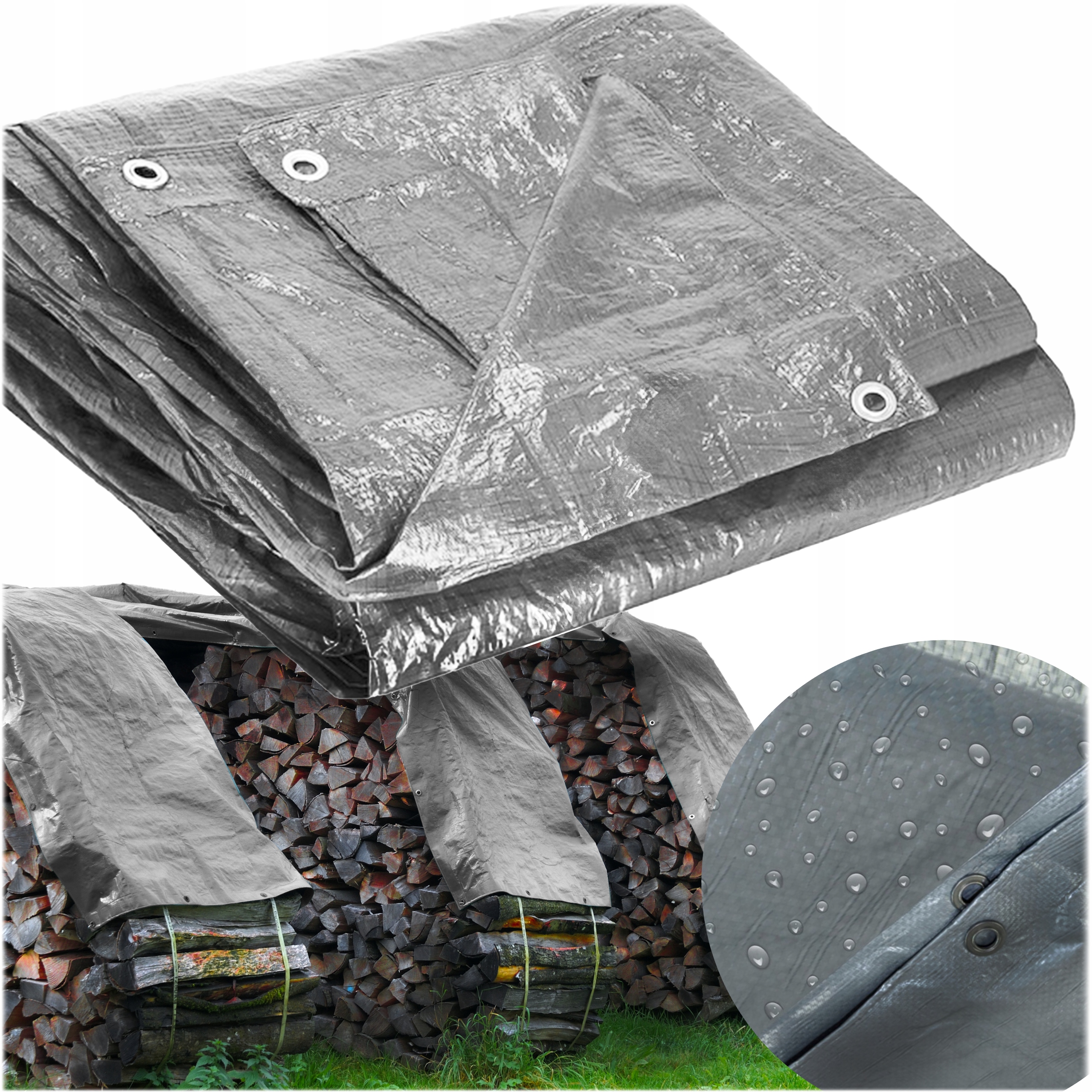 PLANDEKA PŁACHTA OCHRONNA UV 3x7 120g OKRYCIOWA MOCNA GRUBA UNIWERSALNA