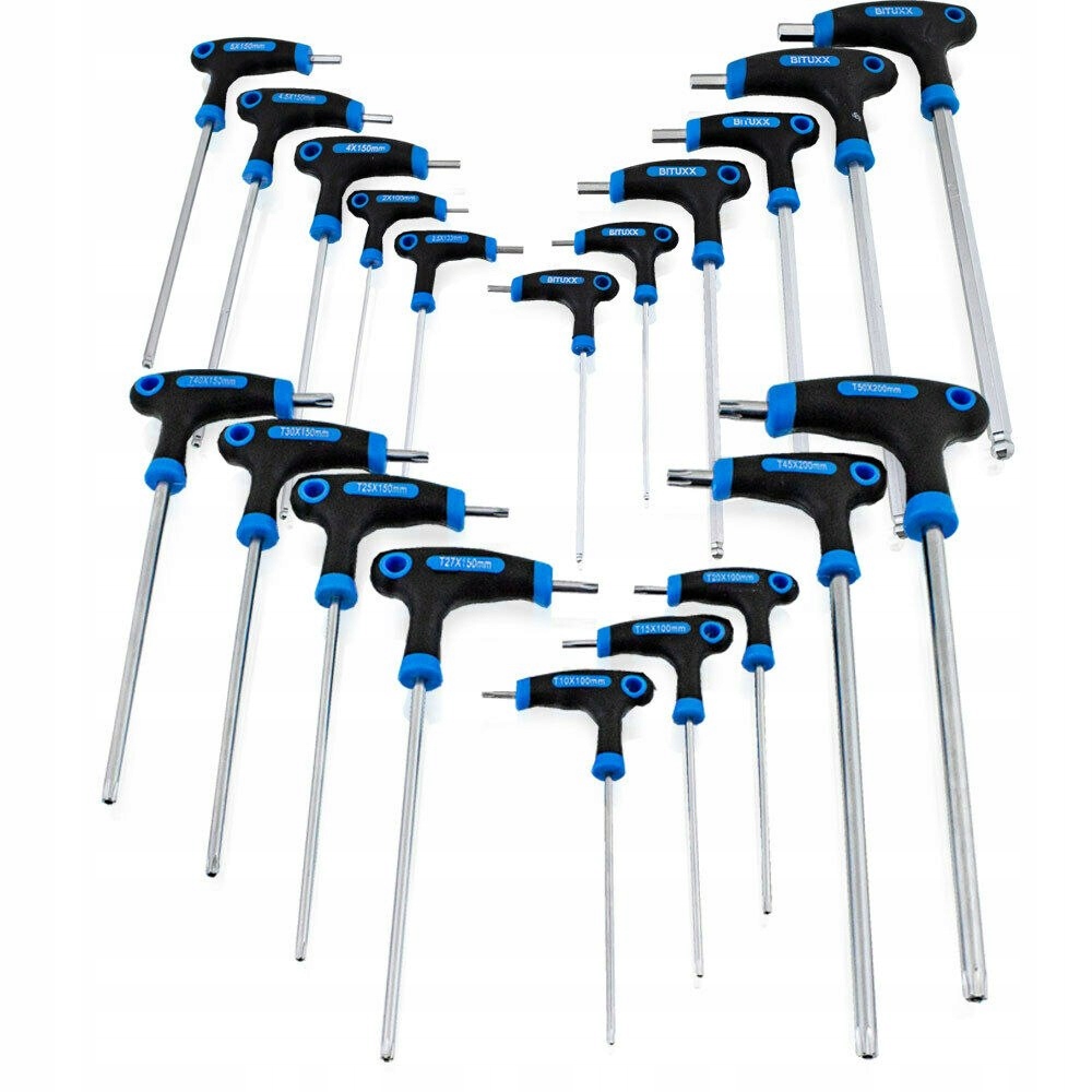 KLUCZE TORX IMBUS RACZKA TYP T ZESTAW 20 ELEM