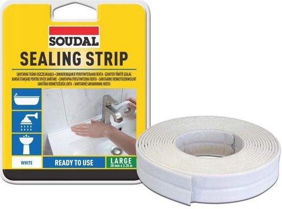 

Soudal Taśma Uszczelniająca Sanitarna Biała 22mm