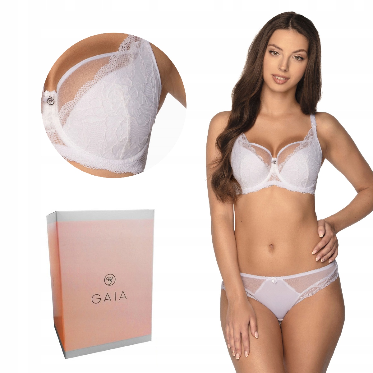 Podprsenka Gaia Semi-Soft Veronika2 931 polovyztužená bílá 65H