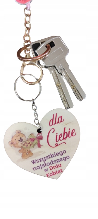 

Brelok Dzień Kobiet Mamy Taty breloczek