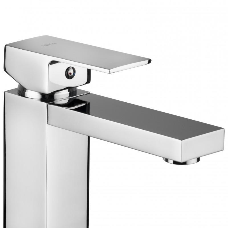 BATERIA ŁAZIENKOWA WYSOKA SREBRNA NABLATOWA Typ montażu stojąca