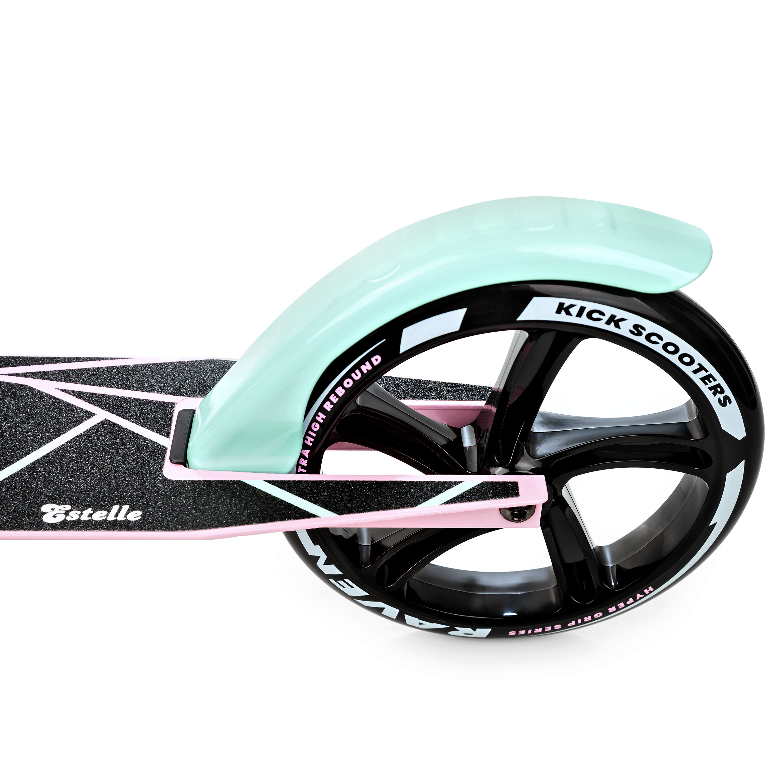 Hulajnoga DUŻA Składana RAVEN Estelle 200mm z hamulcem i dzwonkiem Rodzaj klasyczne