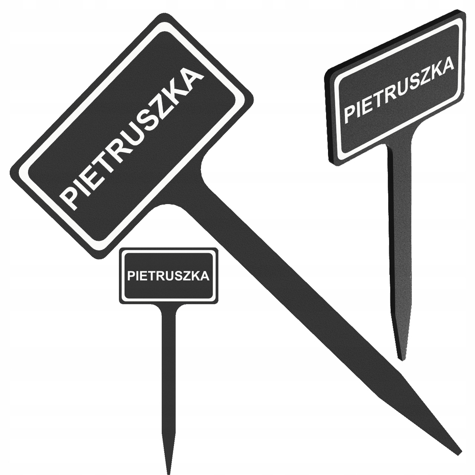 PIETRUSZKA TABLICZKA ETYKIETA DO OPISYWANIA ROŚLIN WARZYW OZNACZANIE UPRAW