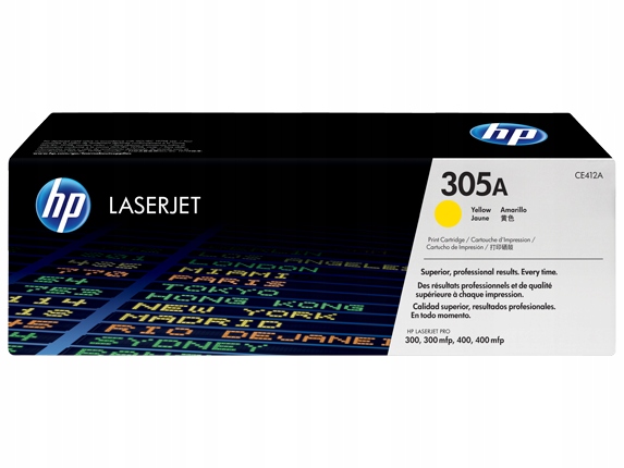 Hp toner žltý HP305A /vyťaženosť cca 2600str/ CE412A