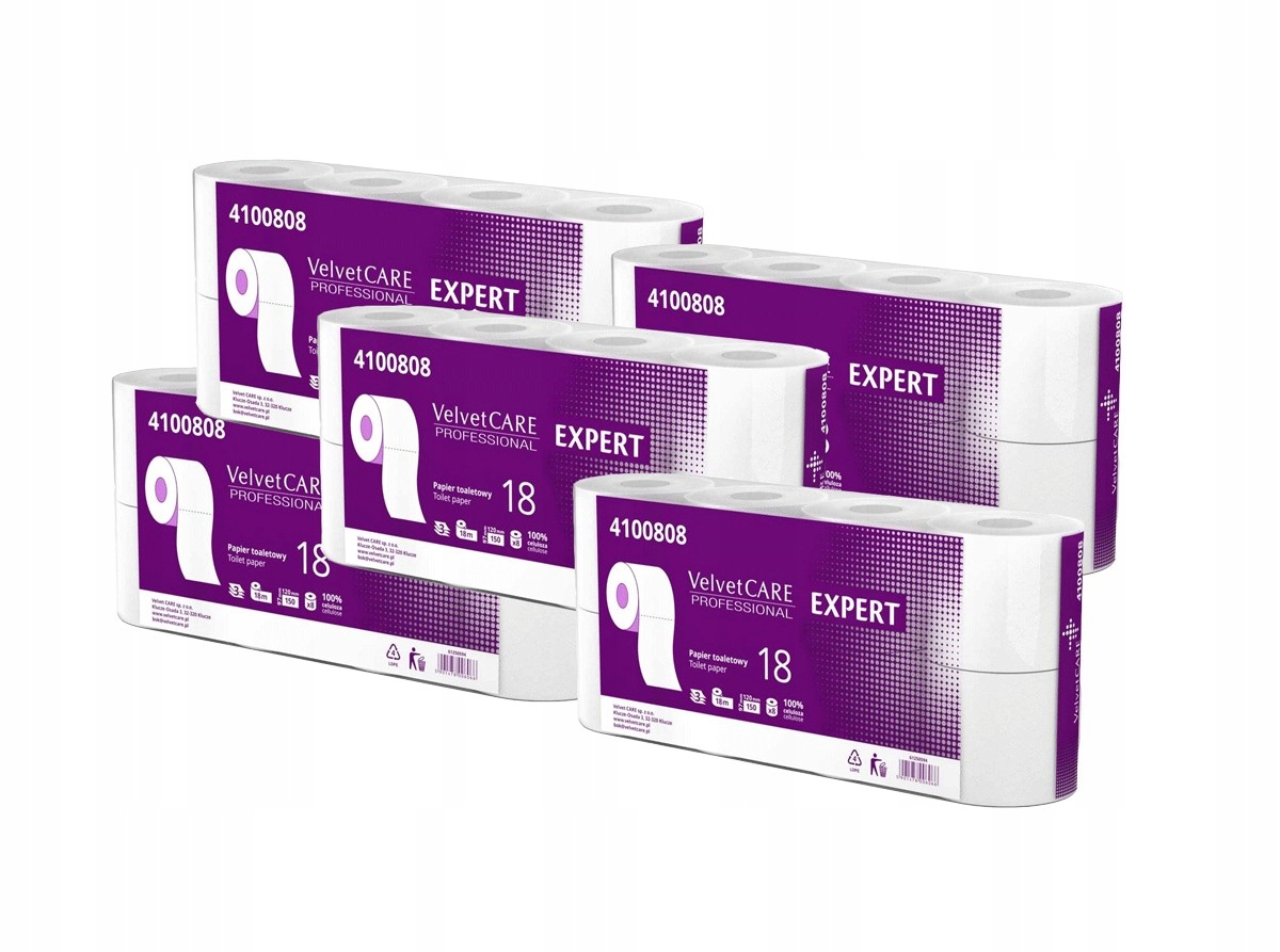 

Papier toaletowy Velvet Care Expert (18m) 40 szt