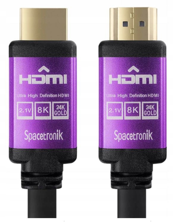 Кабель HDMI 2M премиум 2.1 ULTRA HD 4K 8K кабель производитель (новый) Spacetronik