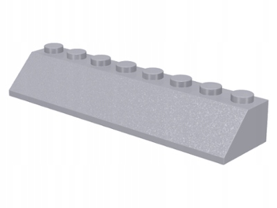 

Lego 4445 skos 45 2x8 j. szary Lbg 5 szt Nowy