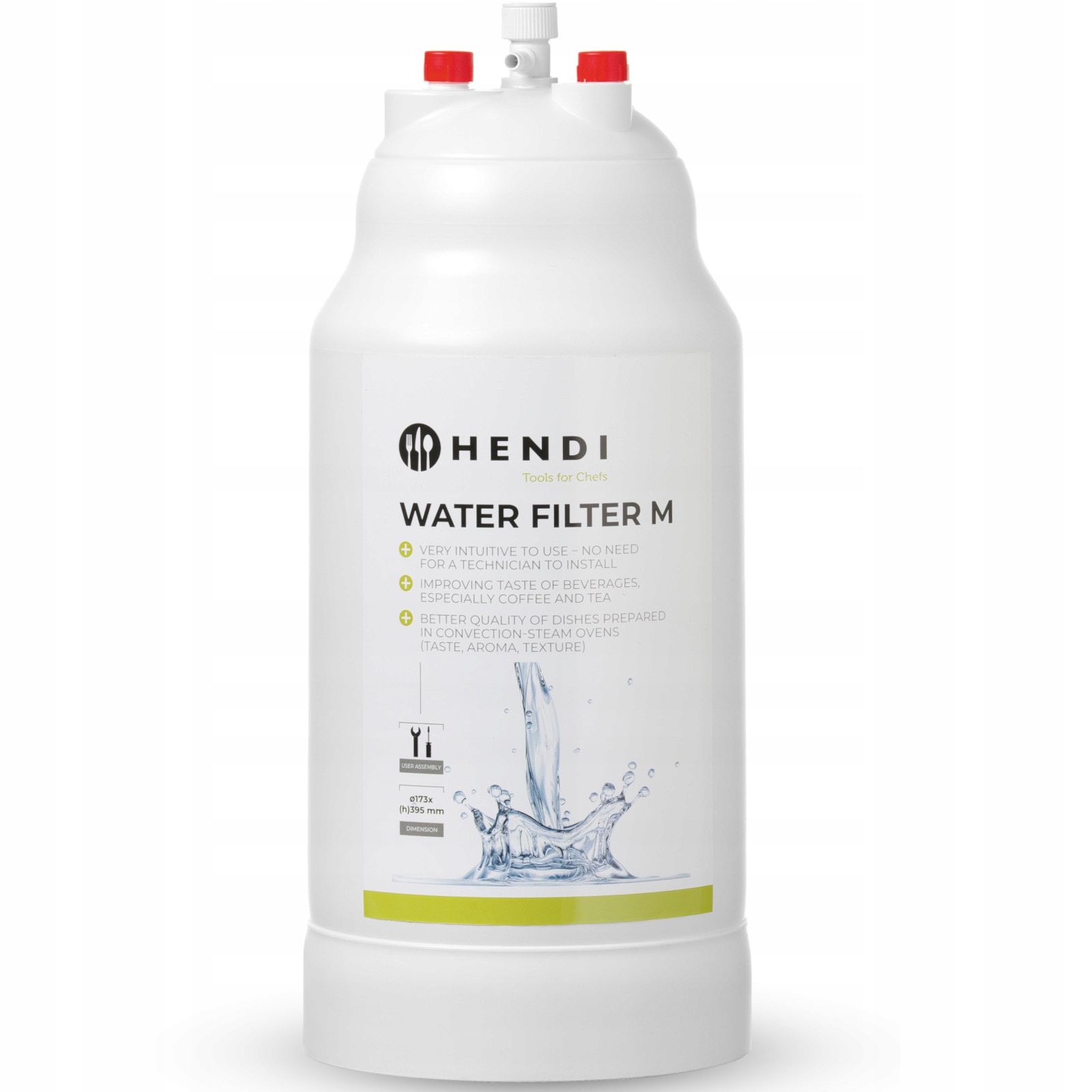 Filter na úpravu vody L priemer 173 x 395 mm 4 l/min Hendi 237793