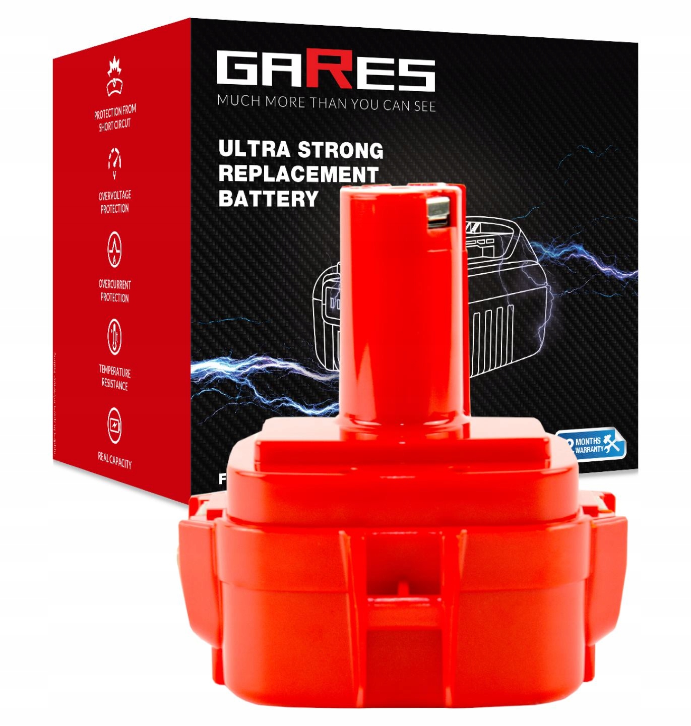 Akumulátor pro Makita 1233 1235F 6223D 12V 3Ah