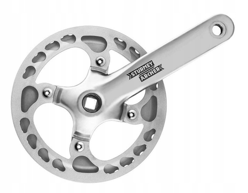 Sturmey Archer FCS742 mechanizm korbowy korba 1-rzędowa 44T 170 z osłoną