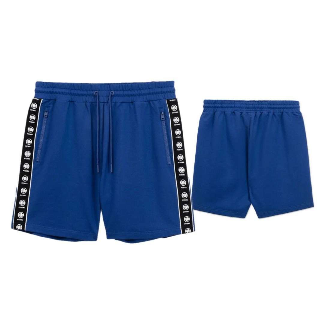 Pitbull West Coast Pánské Teplákové Kraťasy Tape Nugget Modré M