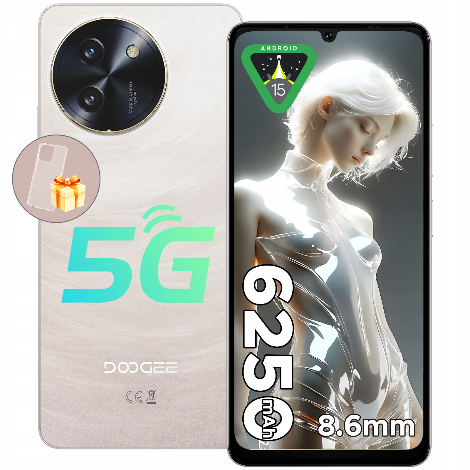 Smartphone Doogee Note 59 Pro 8 256 Gb 5G Lte dual sim 120 Hz Nfc Android 15