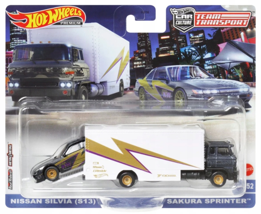 

Hot Wheels Team Transport Nissan Silvia S13 SakurA