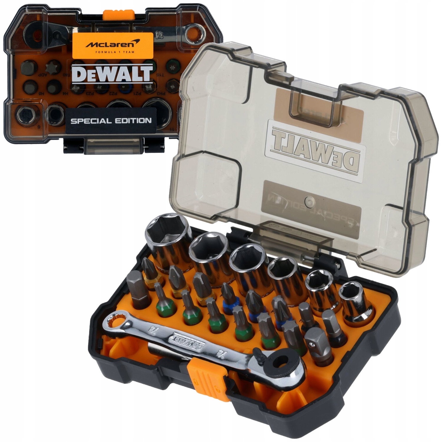 DeWALT Zestaw bitów udarowych i nasadek 24el. McLaren DT70906