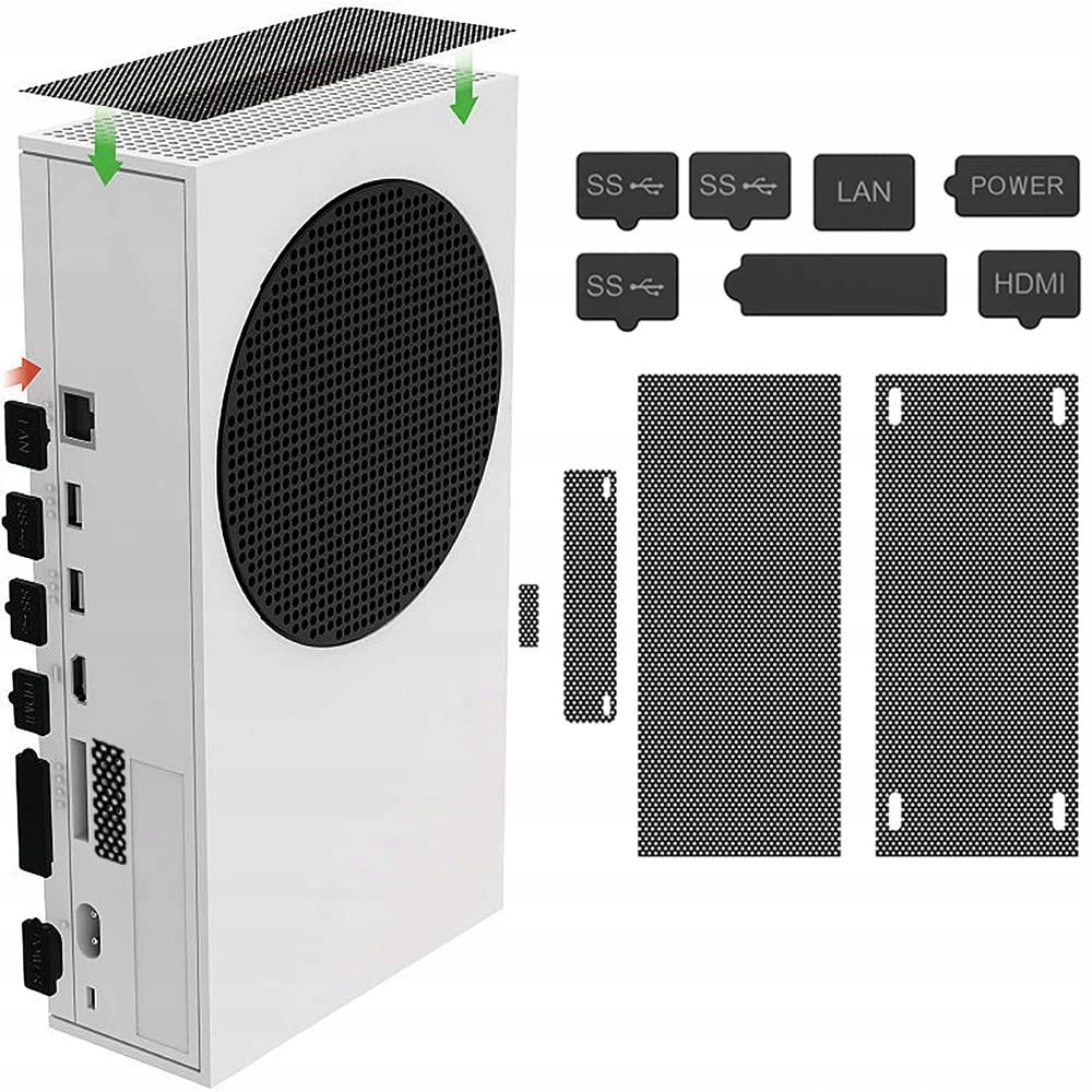 Zabezpečení Sada Proti Prachu Kryt Xbox Series S krytky