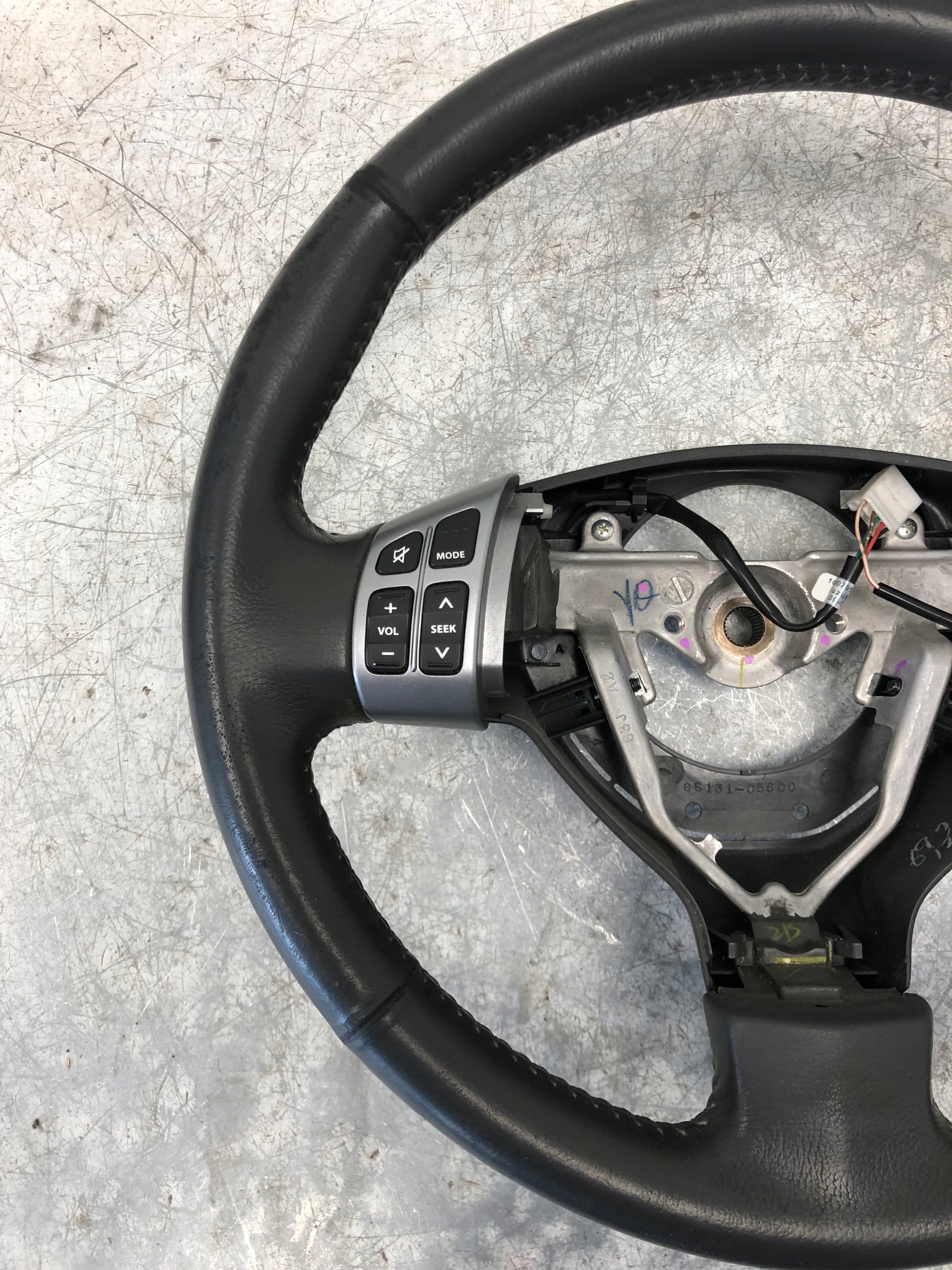 steering wheel, leather MULTIFUNKCJA SUZUKI SX4