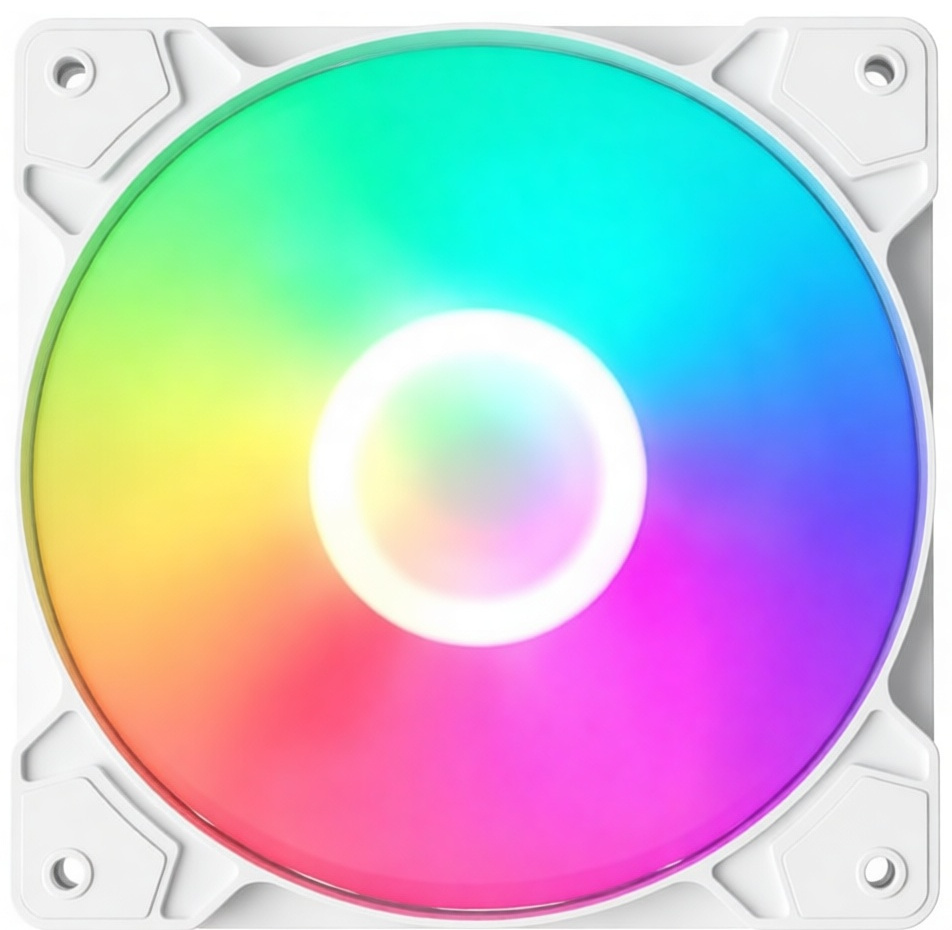 Wentylator Cased 120 x 120 mm biały Cased F017 Rgb static color