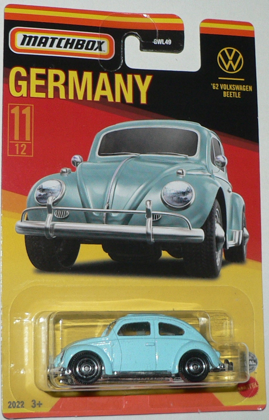 Matchbox GERMANY HFH54 '62 VOLKSWAGEN BEETLE