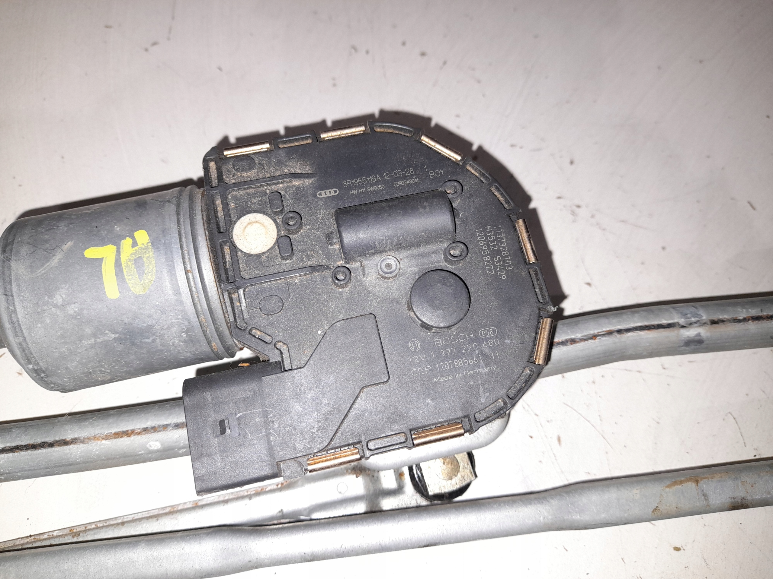 AUDI Q5 wiper mechanism front 8R1955119A