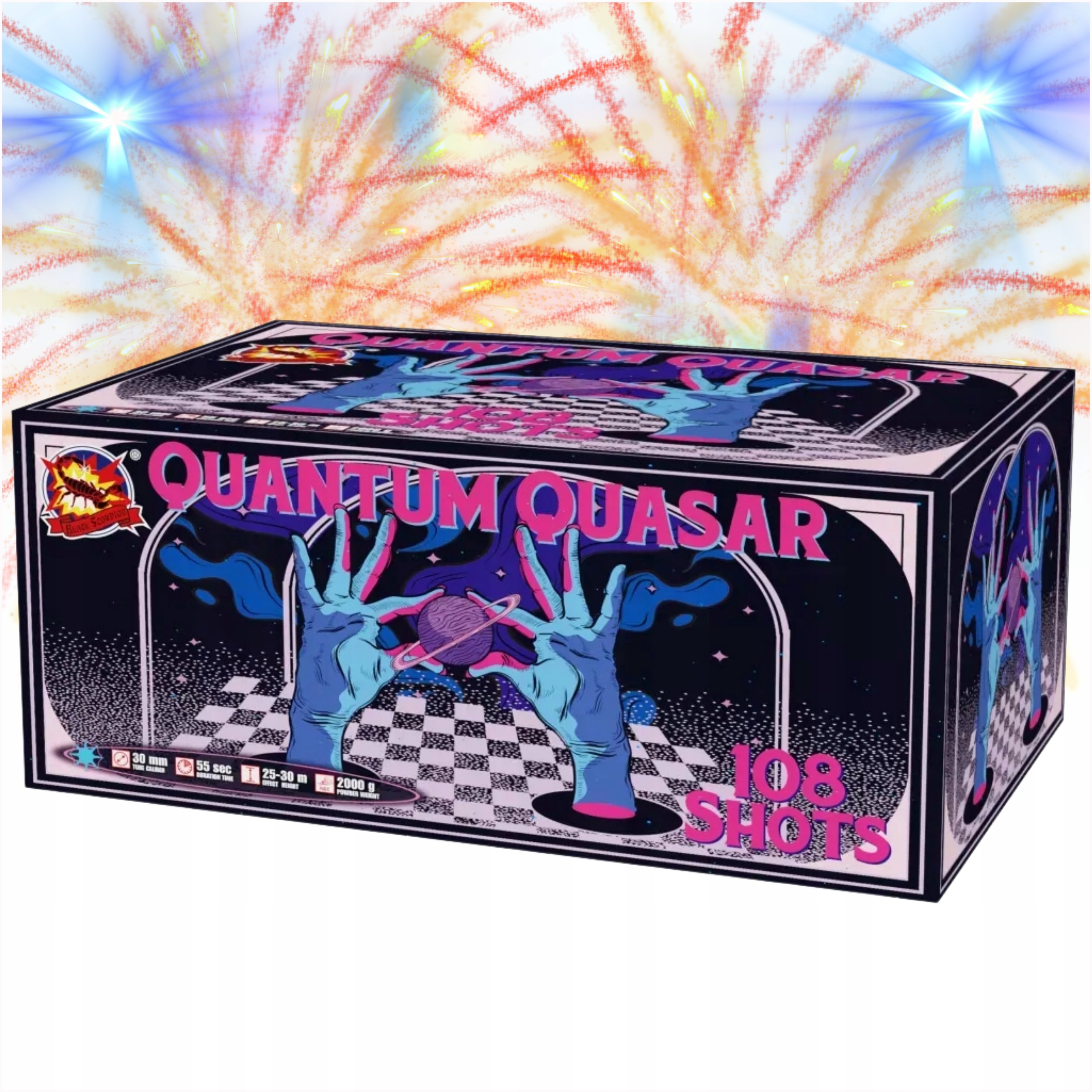 Wyrzutnia Fajerwerków SrPyro Quantum Quasar CLE4588 108 Strzałów