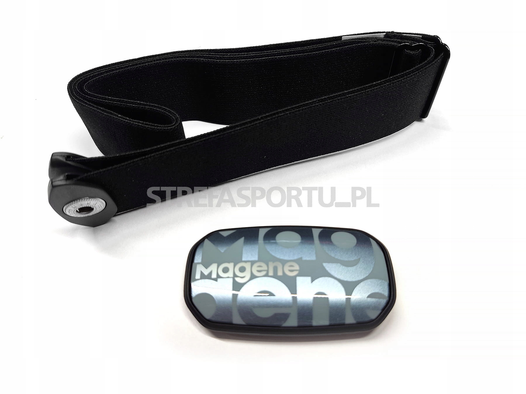 Sensor tętna pulsometr MAGENE H603 ant+ Bluetooth niebieski Kolor dominujący czarny