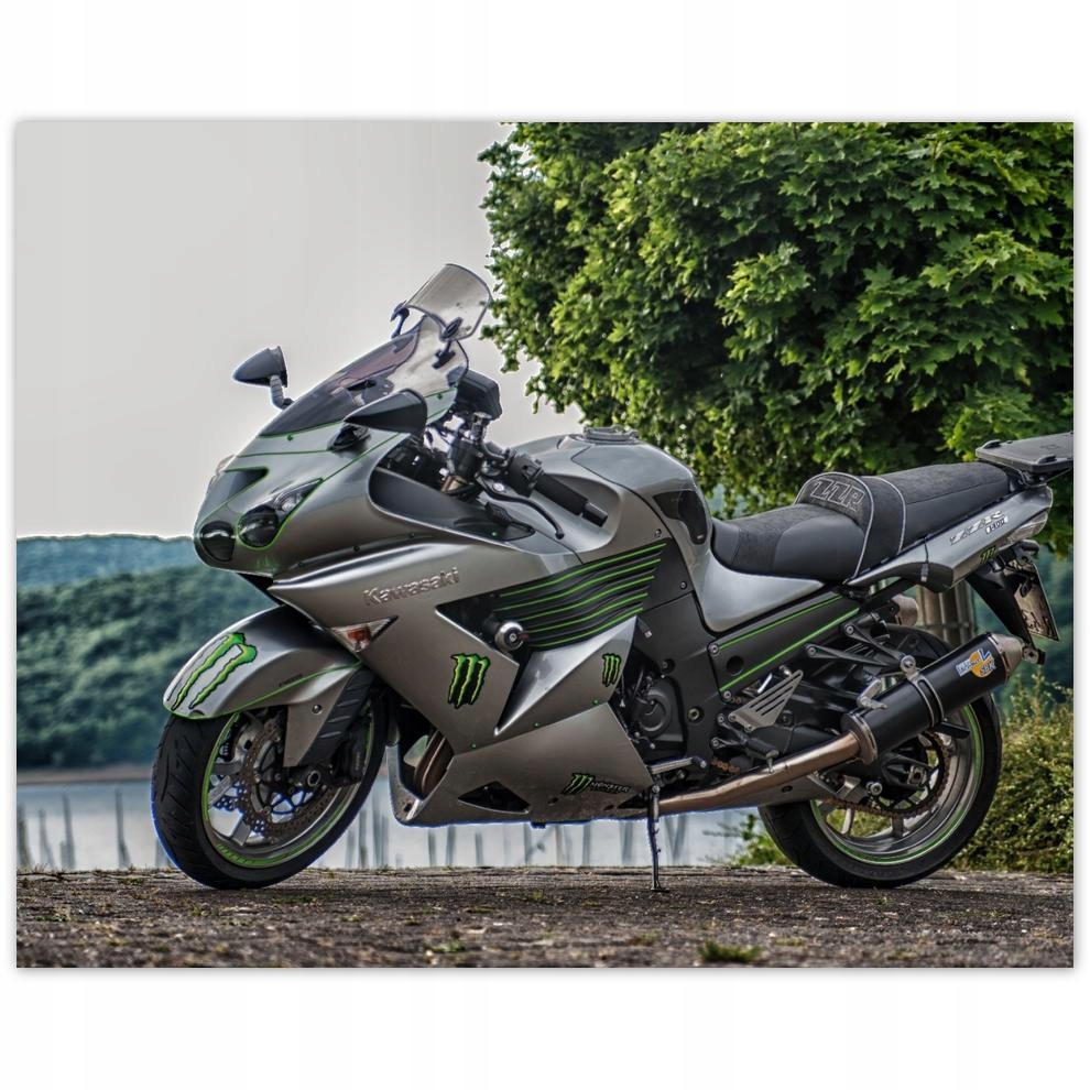 

Plakat 50x40 Kawasaki Motor Motocykl