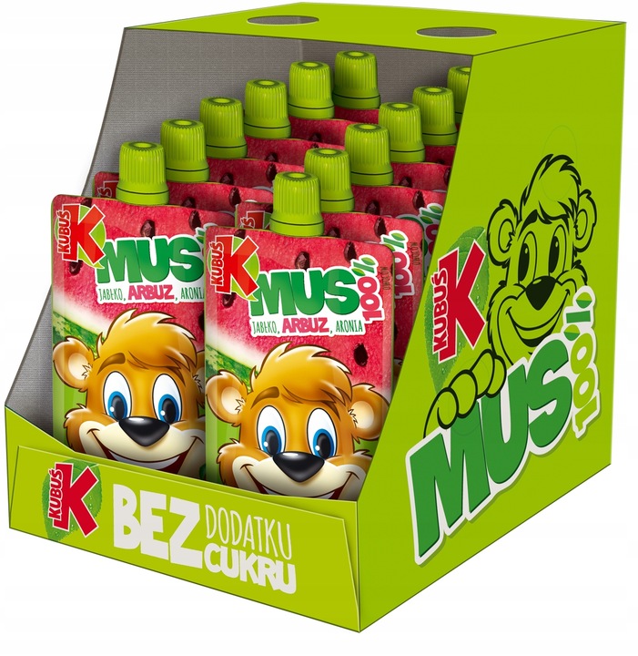 Kubuś Mus 100 % jabłko arbuz aronia 100 g EAN (GTIN) 5901067407069