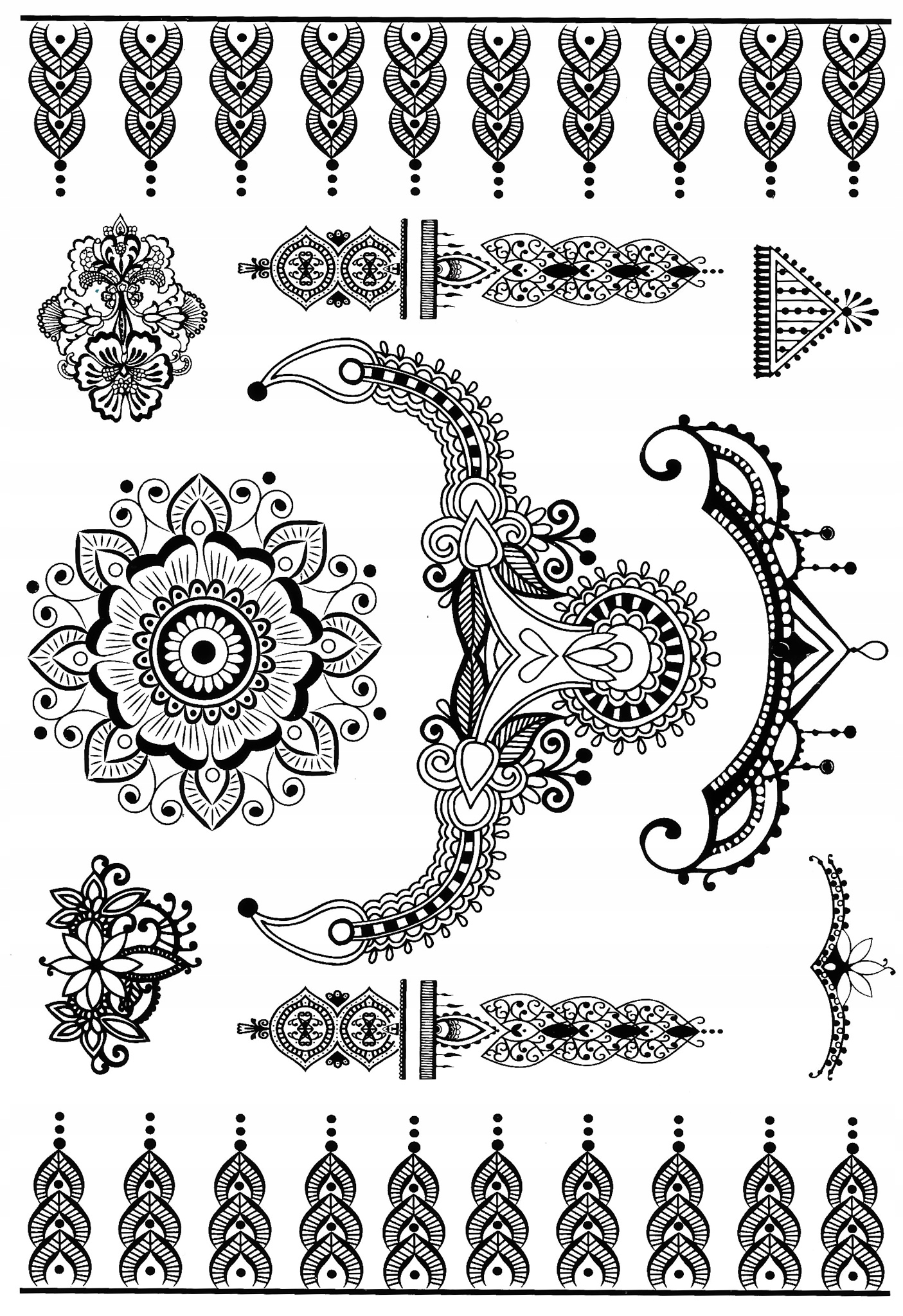 

Tatuaż koronka mandala