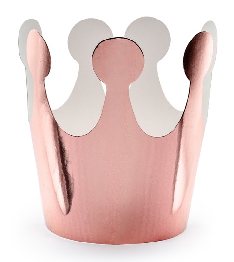 

Korona Czapeczka na głowę Urodzinowa różowe złoto